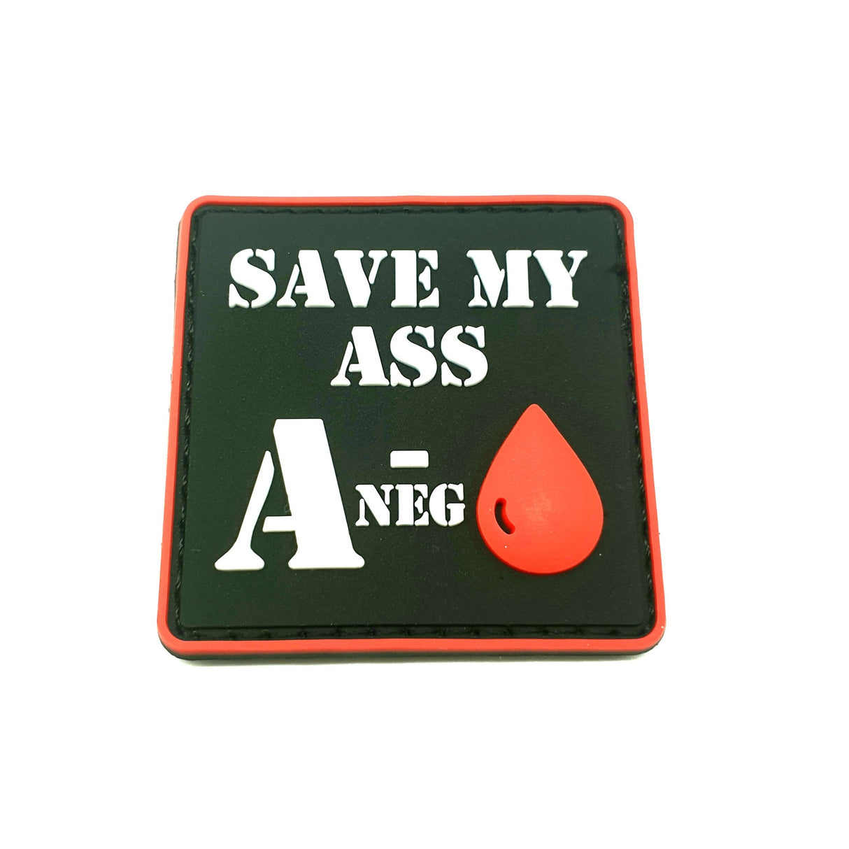 Blutgruppen Rubberpatches - Polizeimemesshop