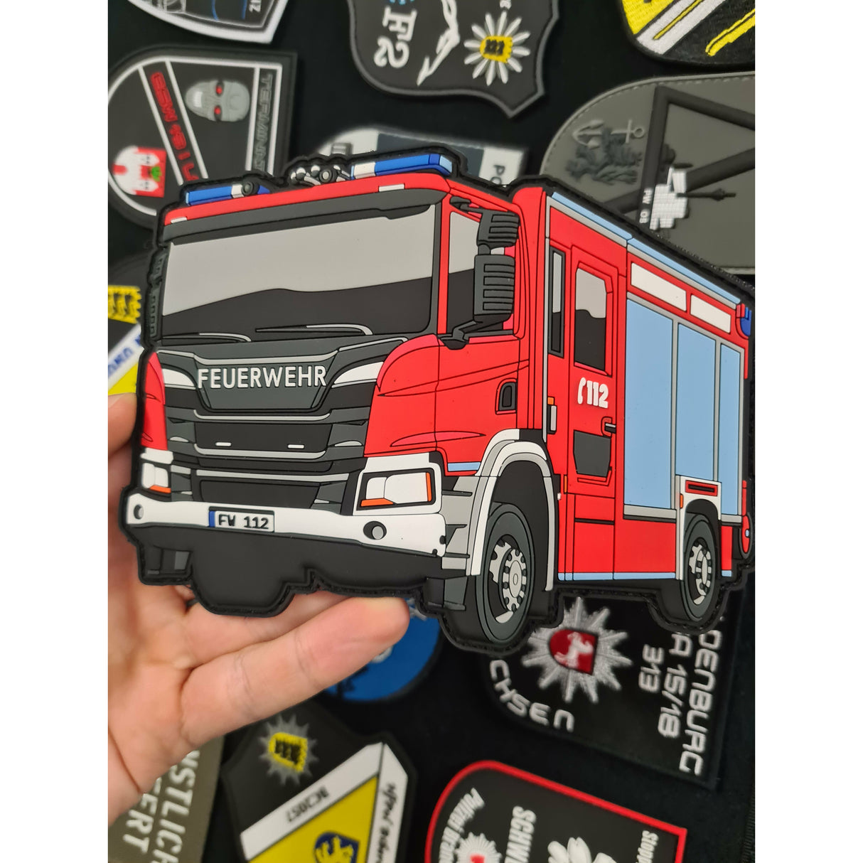 Feuerwehr HLF XL Rubber Patch