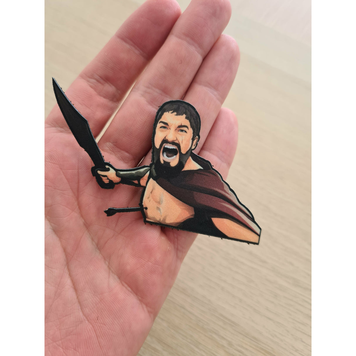 Sparta Meme Textil Patch