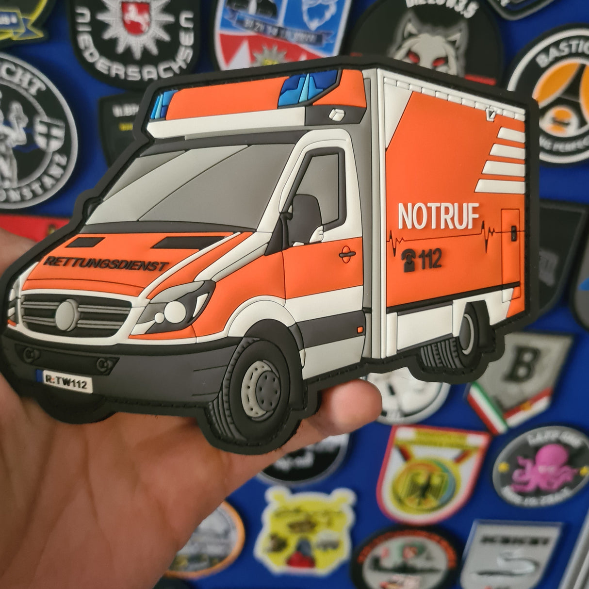 Rettungswagen XL Rubber Patch