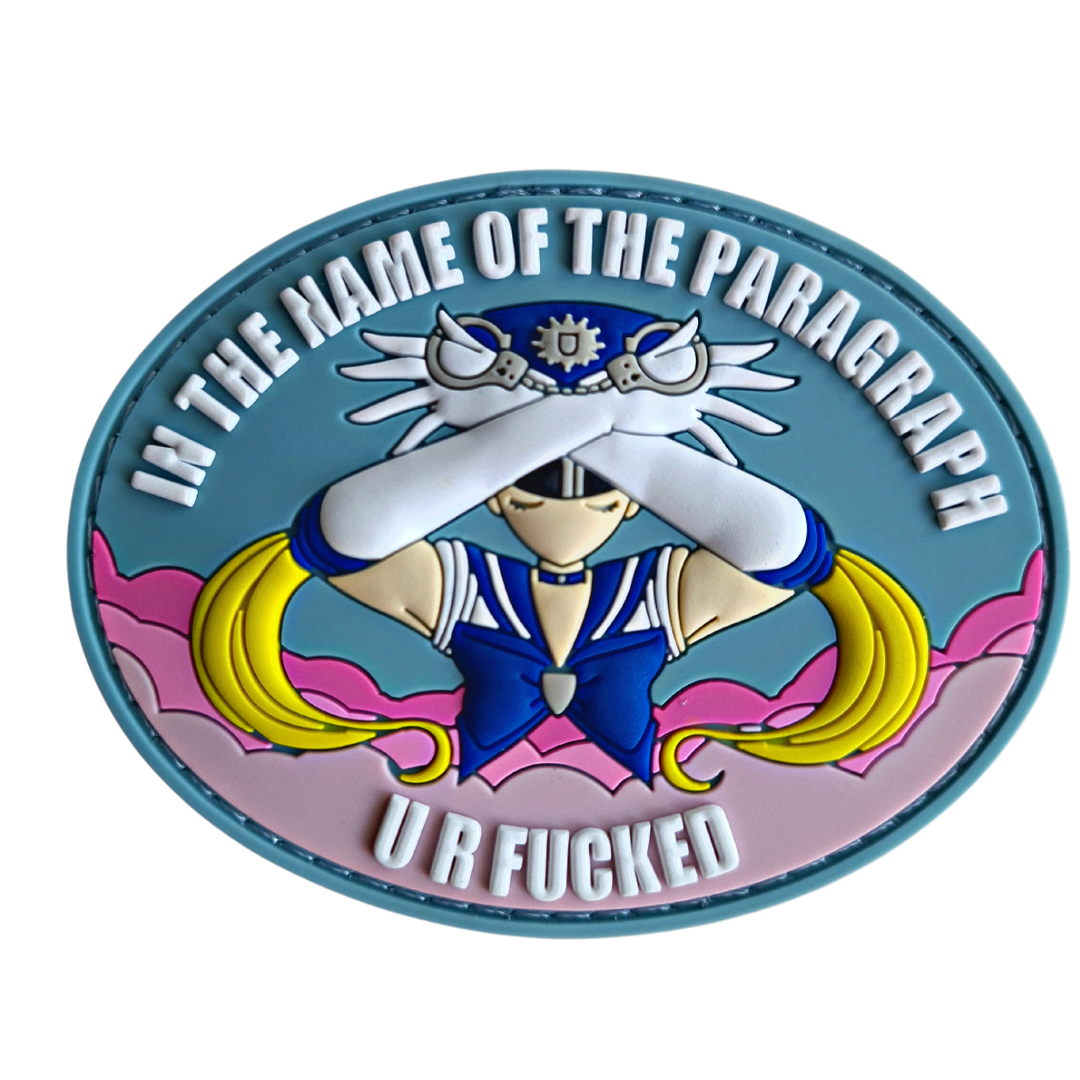 Sailor Moon Polizei Rubber Patch