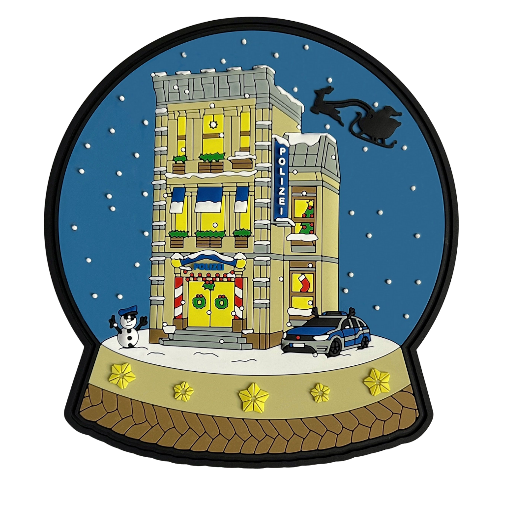Xmas Polizeiwache Rubber Patch