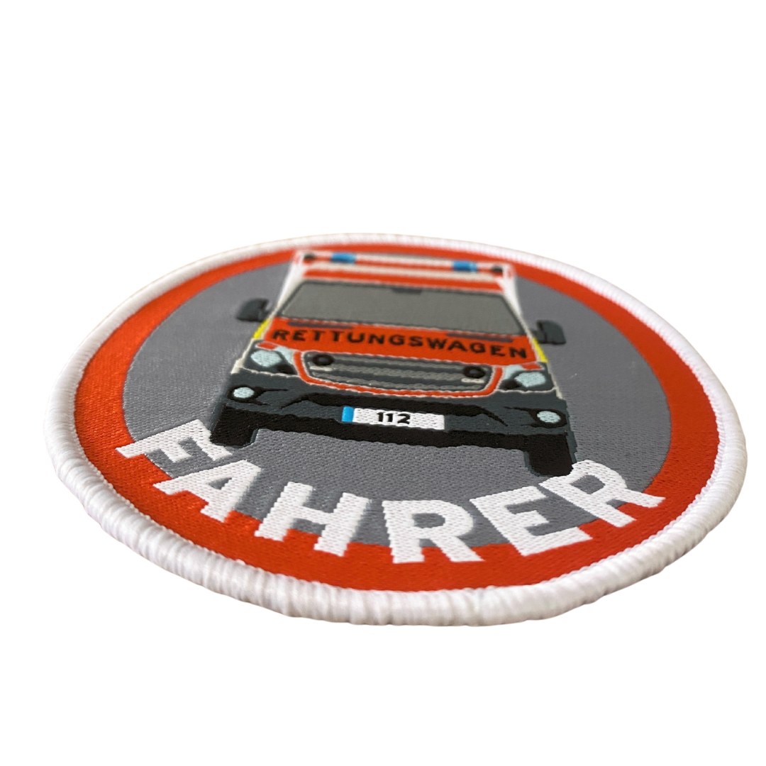 Rettungswagenfahrer Textil Patch