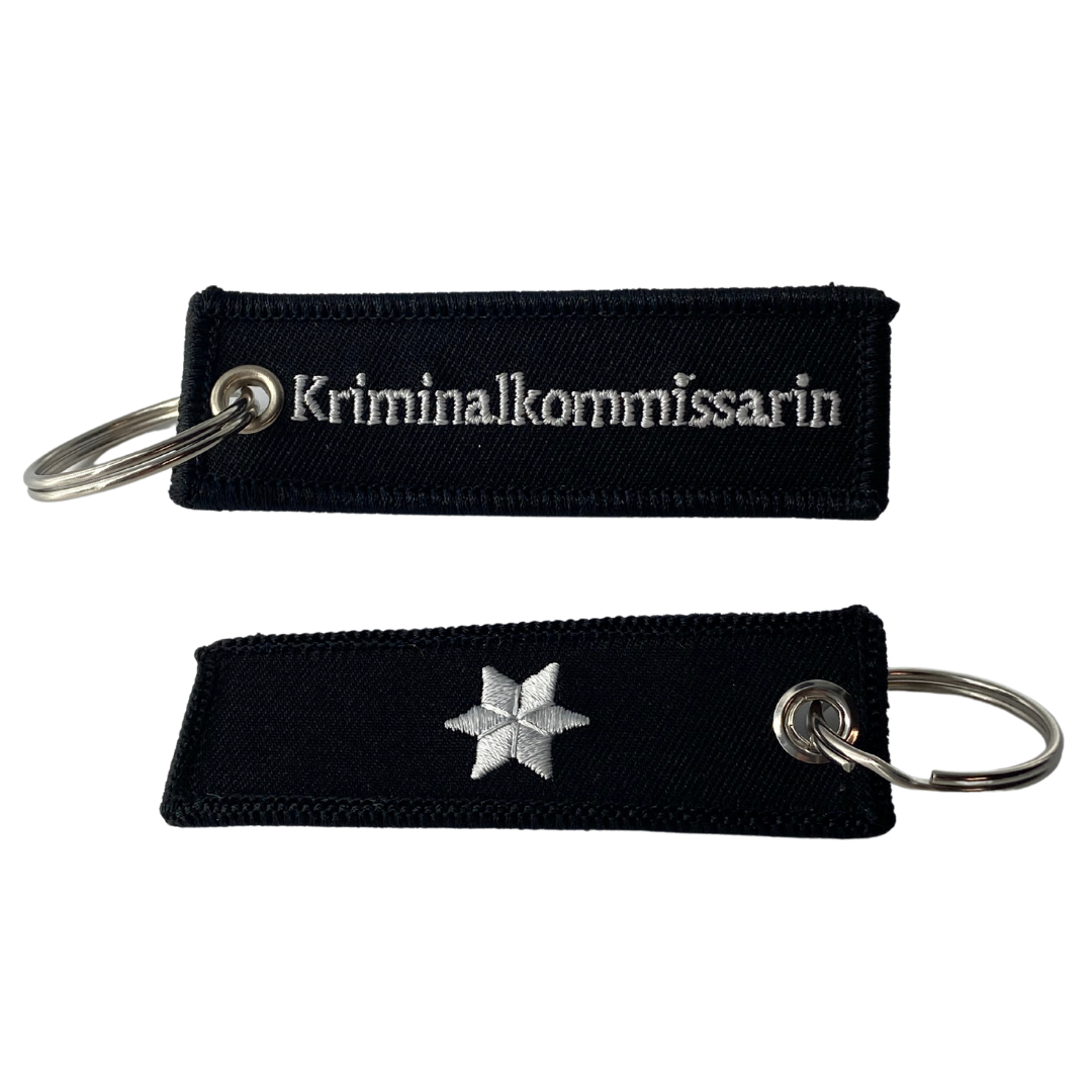 Dienstgrad Schlüsselanhänger Textil