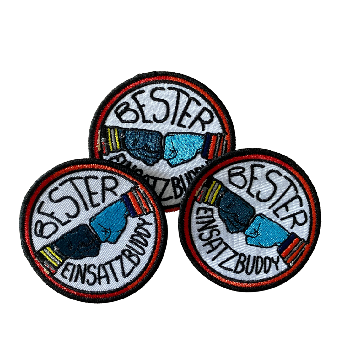 Feuerwehr/Rettung Bester Einsatzbuddy Textil Patch