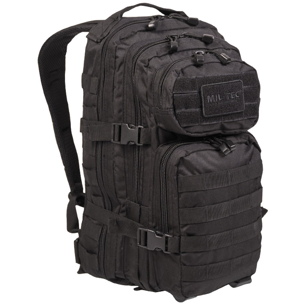 US Assault Pack Jump Rucksack Schwarz - Polizeimemesshop