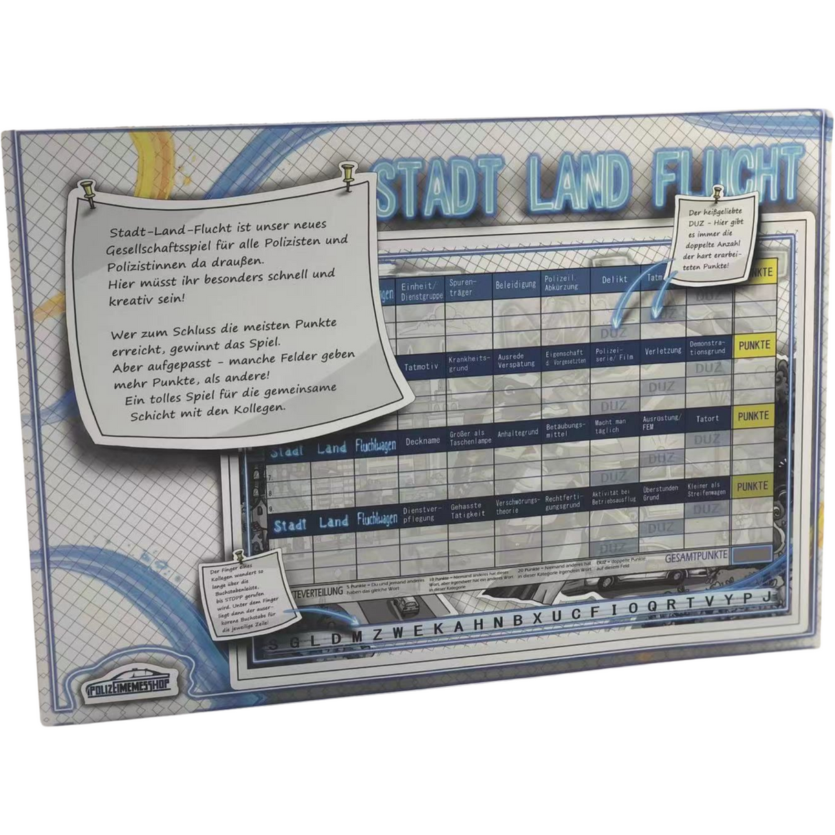 Stadt Land Flucht Gesellschaftsspiel