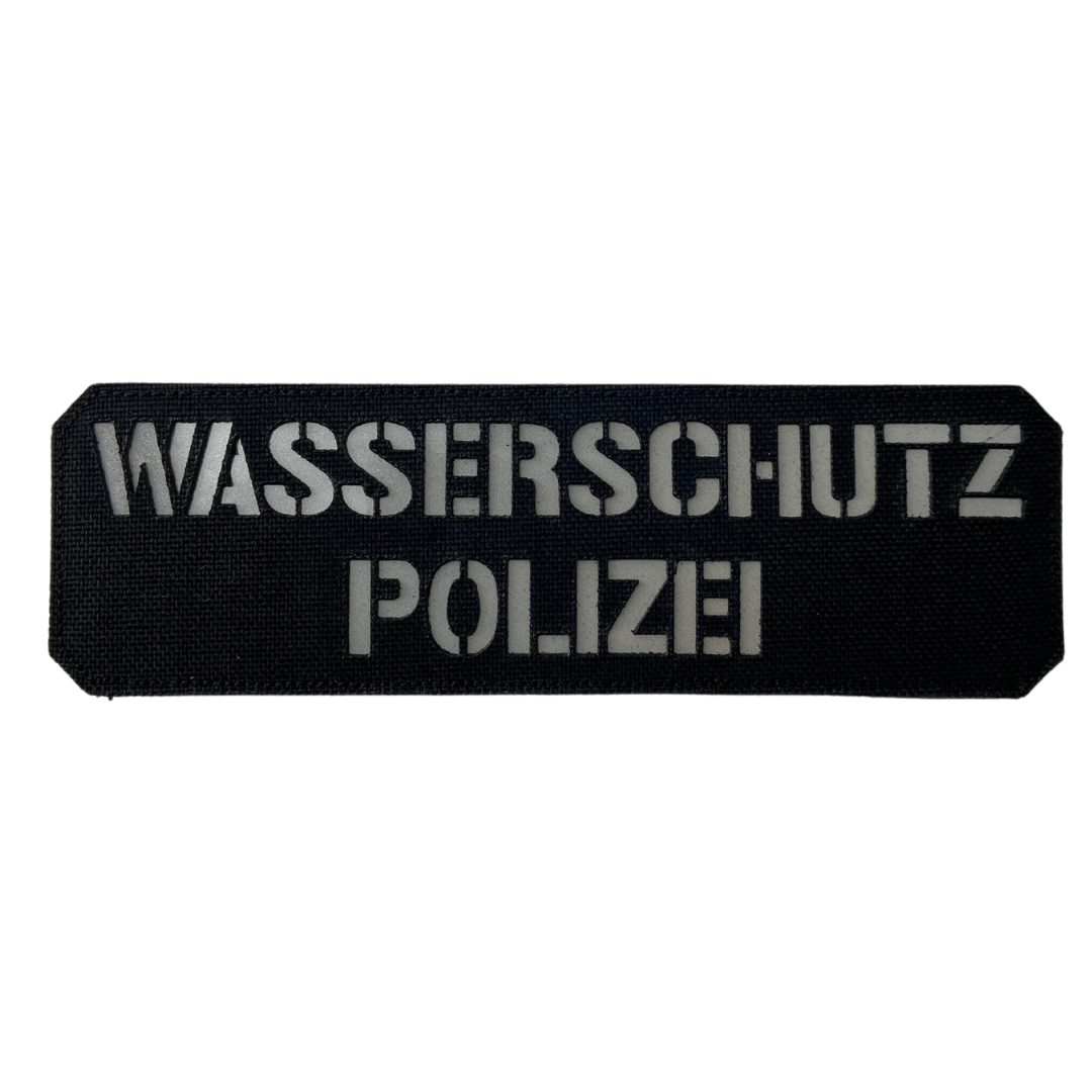 Wasserschutzpolizei Lasercut Patch Reflective