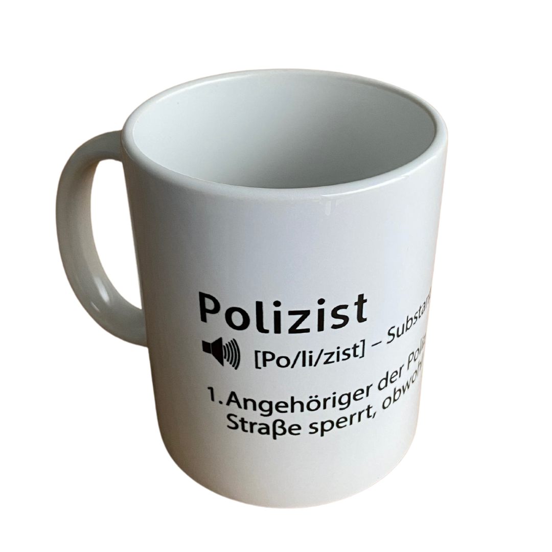 Polizei Beschreibung #2 Tasse