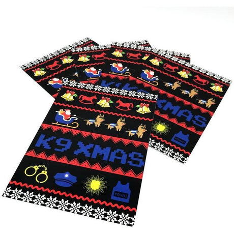 K9 Xmas 5er Set Weihnachtskarten - Polizeimemesshop