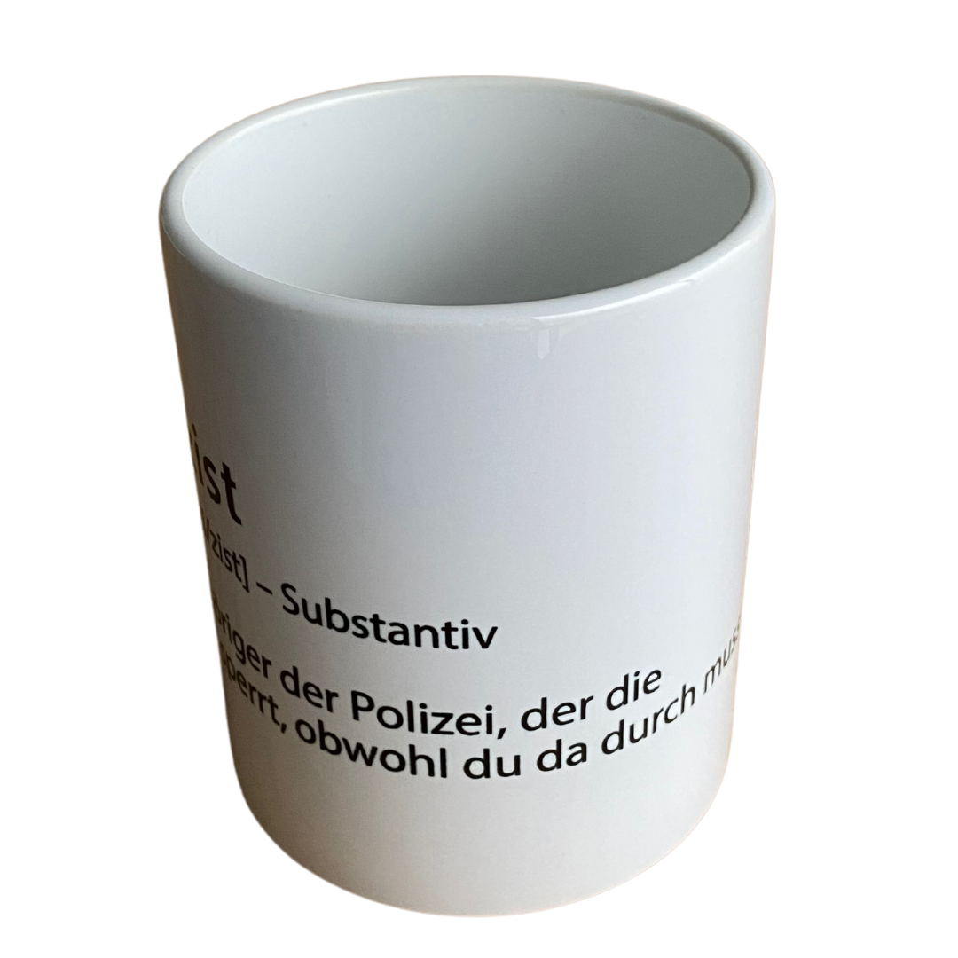 Polizei Beschreibung #2 Tasse