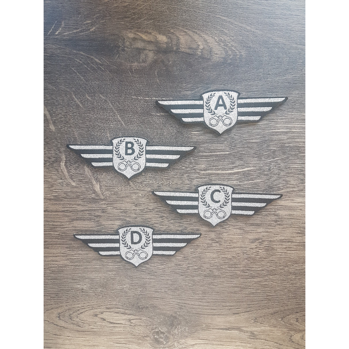 Dienstgruppen A-F Schicht Textil Patch - Polizeimemesshop