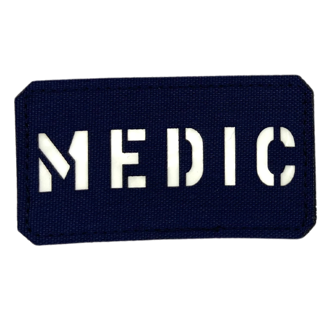 Lasercut Medic Glow Textil Patch