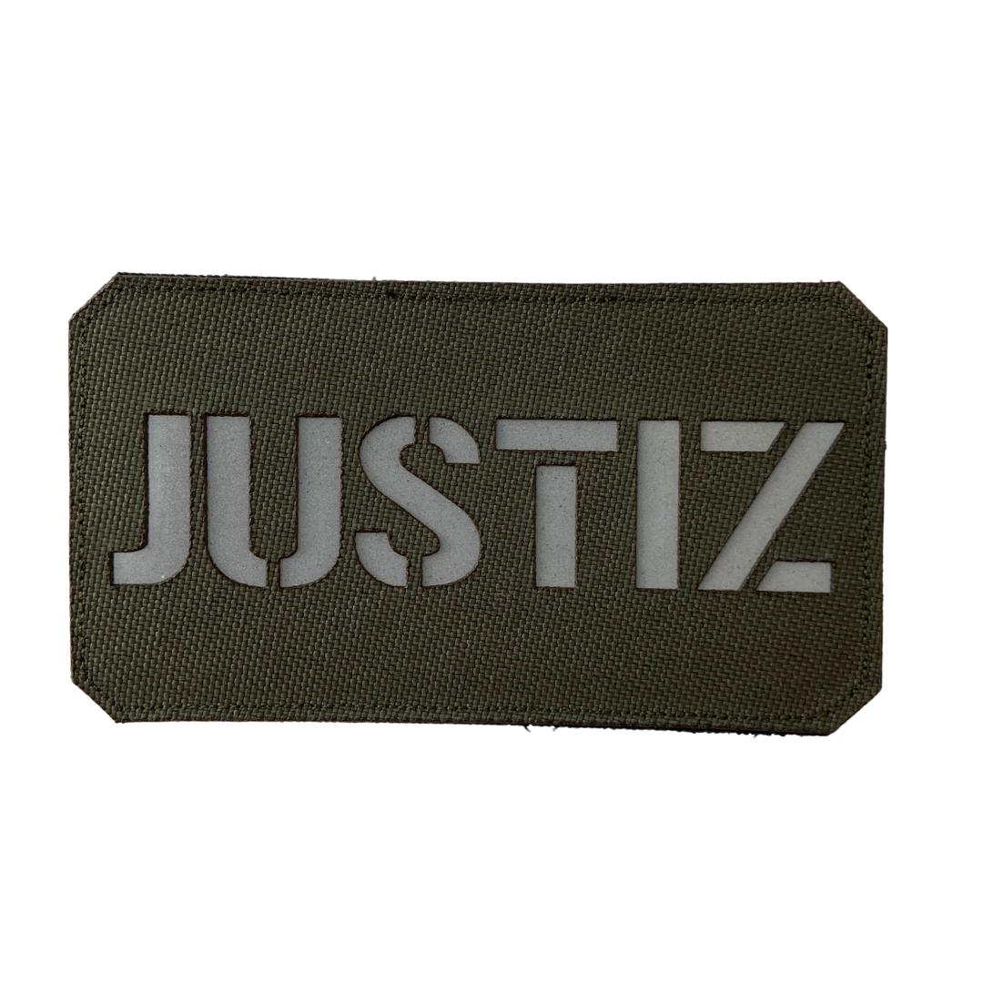 Justiz Lasercut Patch Reflective