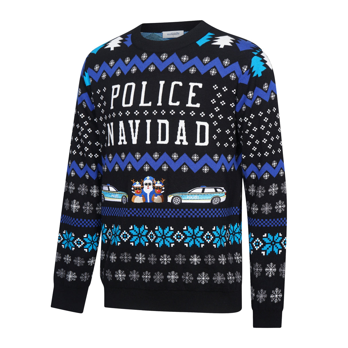 Police Navidad Xmas Sweater