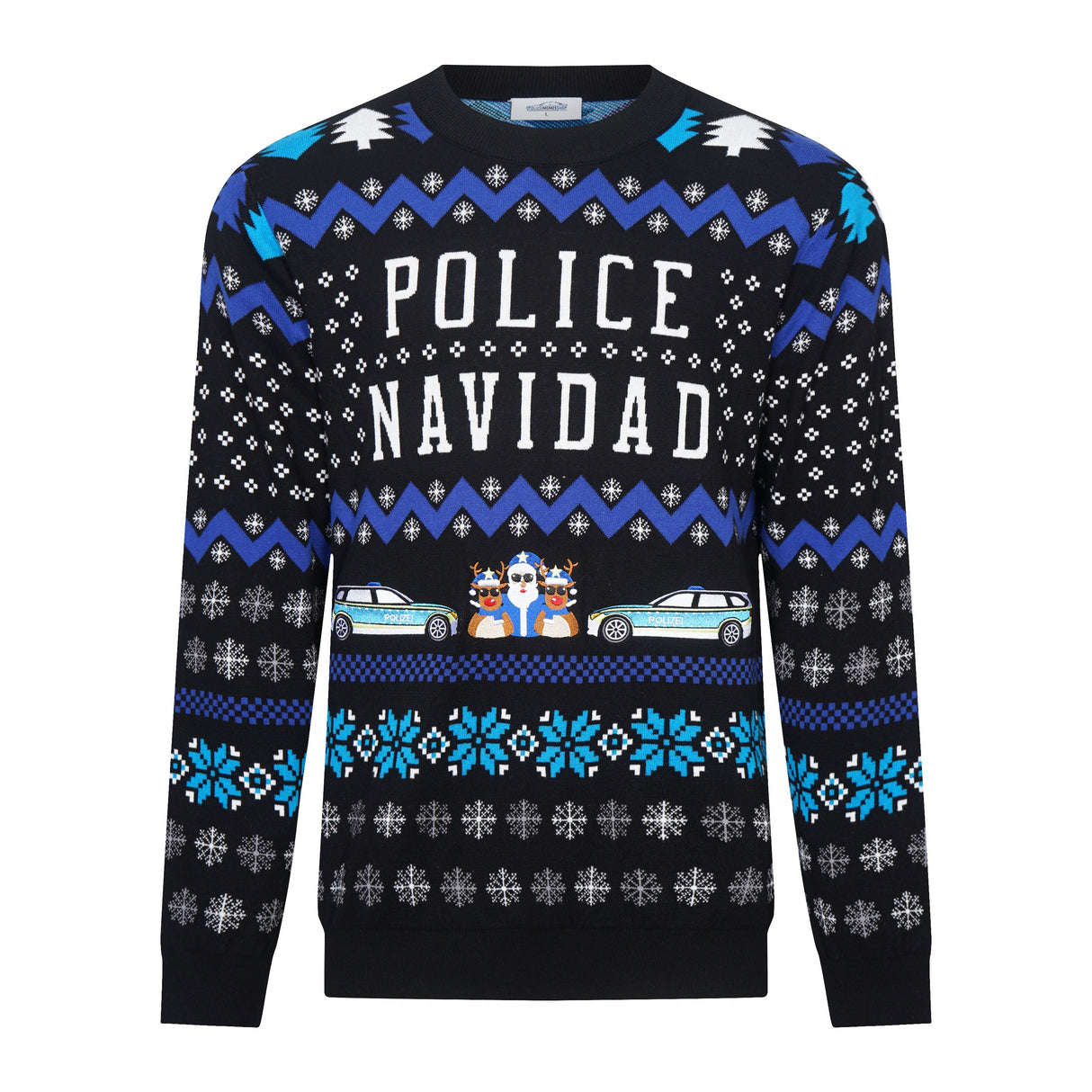 Police Navidad Xmas Sweater