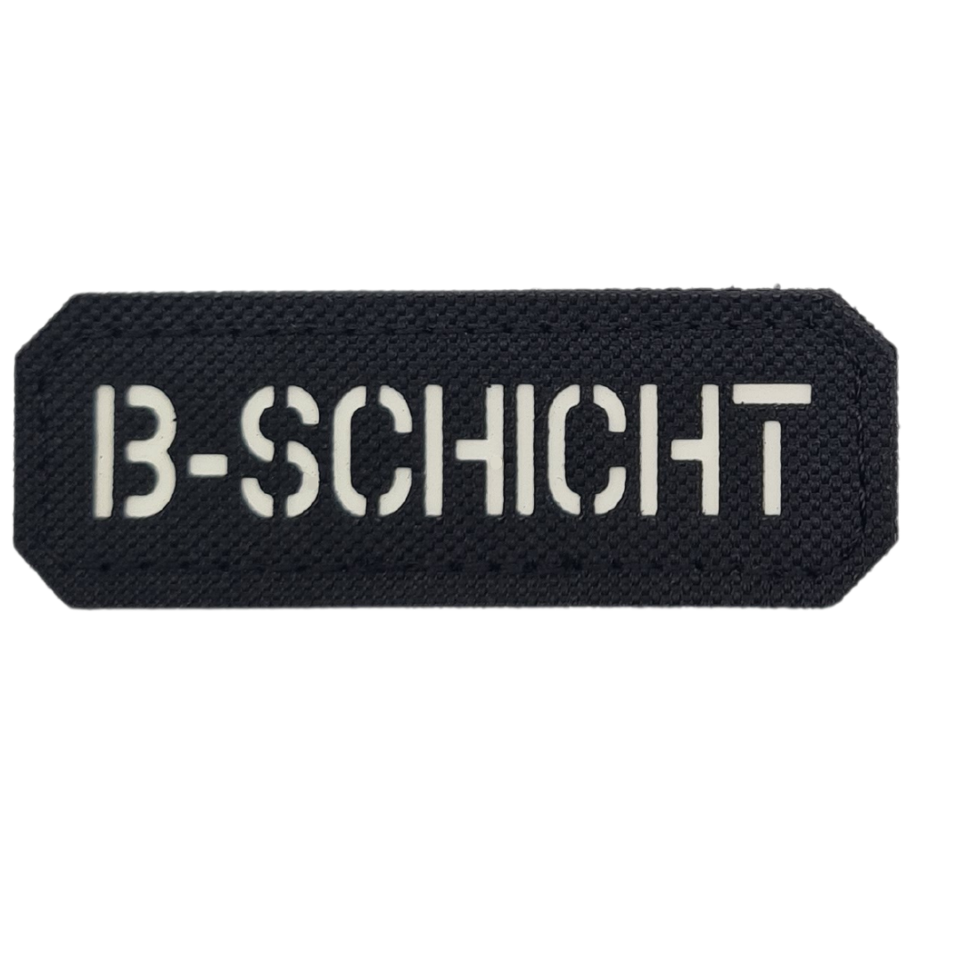 Schicht A-E Lasercut "Glow in the Dark" Textil Patches