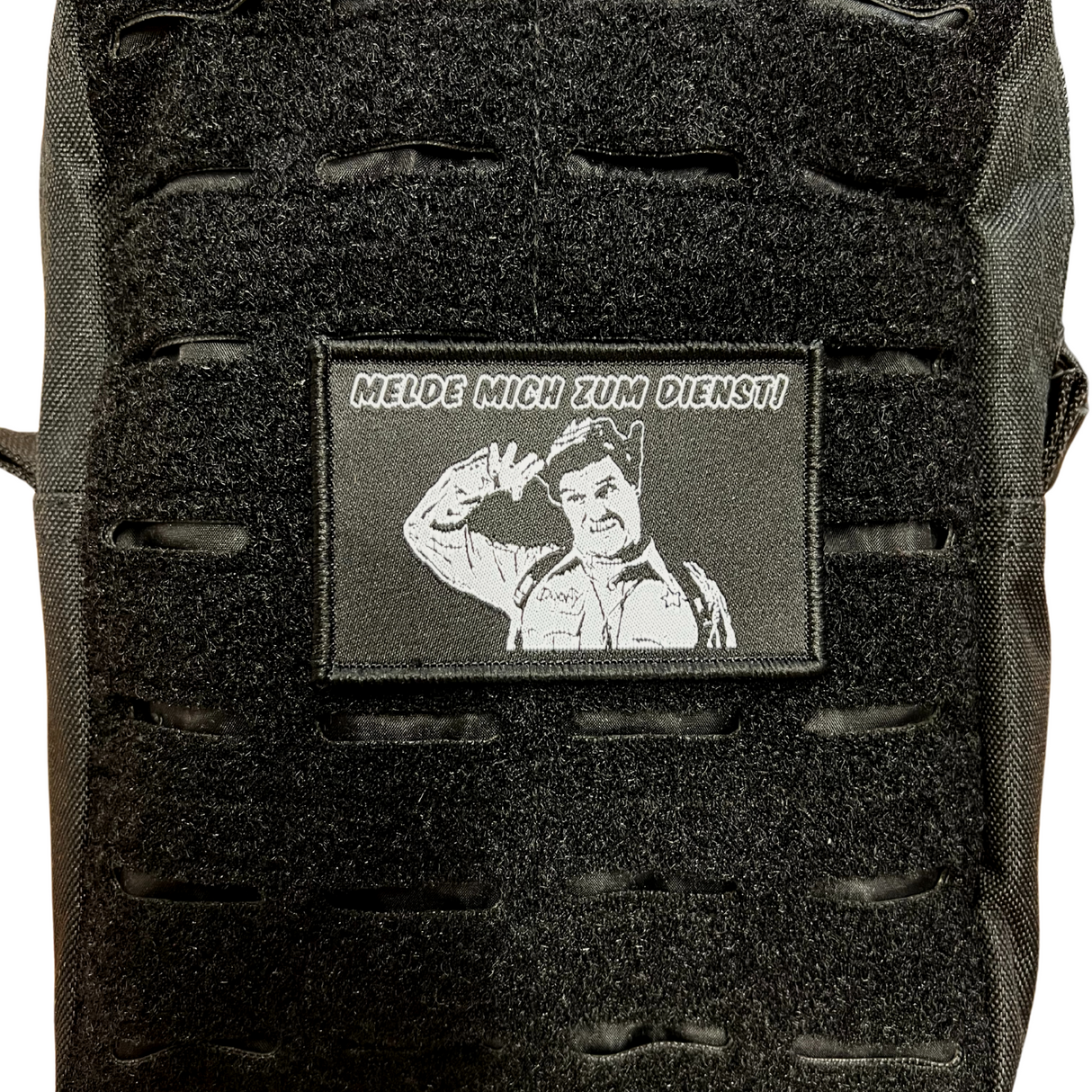 Melde mich zum Dienst "Officer Doofy" Textil Patch