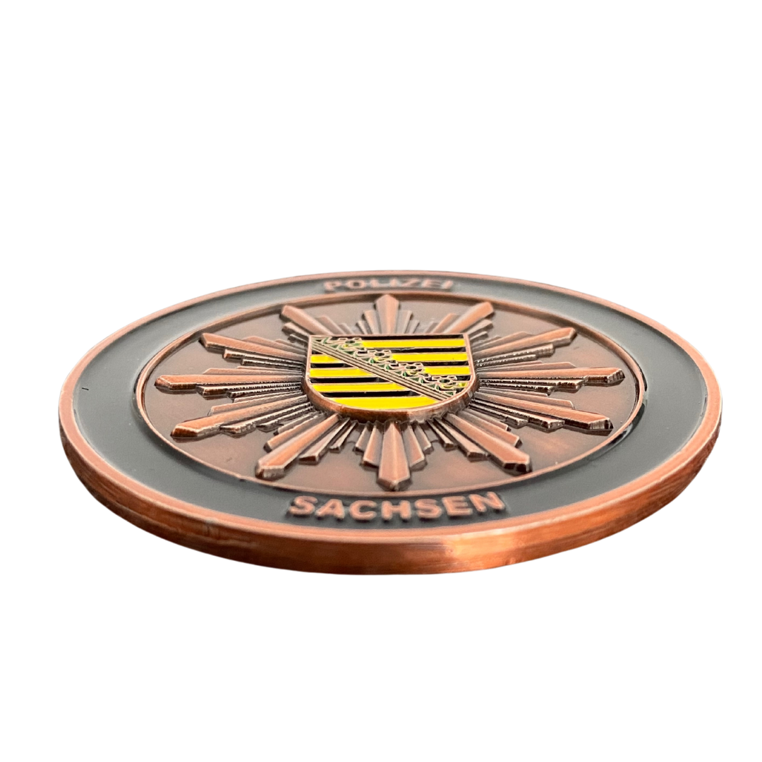 Polizei Sachsen limitierter Sammlercoin #9