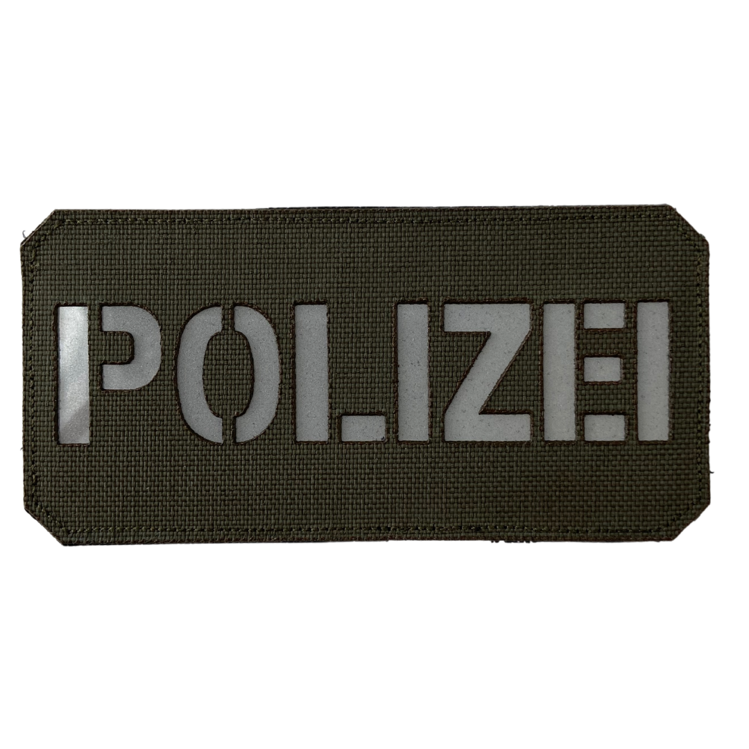 Polizei Lasercut Patch Reflective