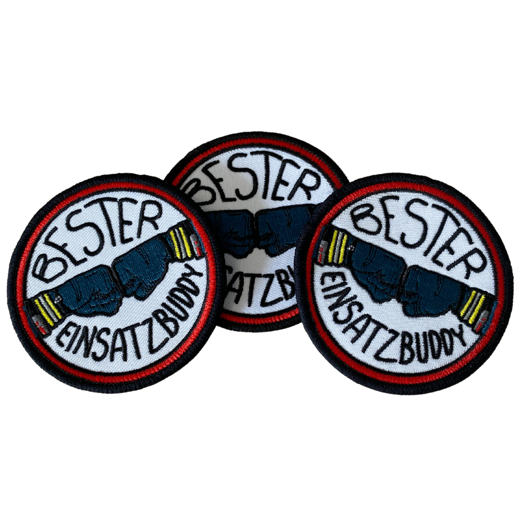 Bester Einsatzbuddy Feuerwehr Textil Patch