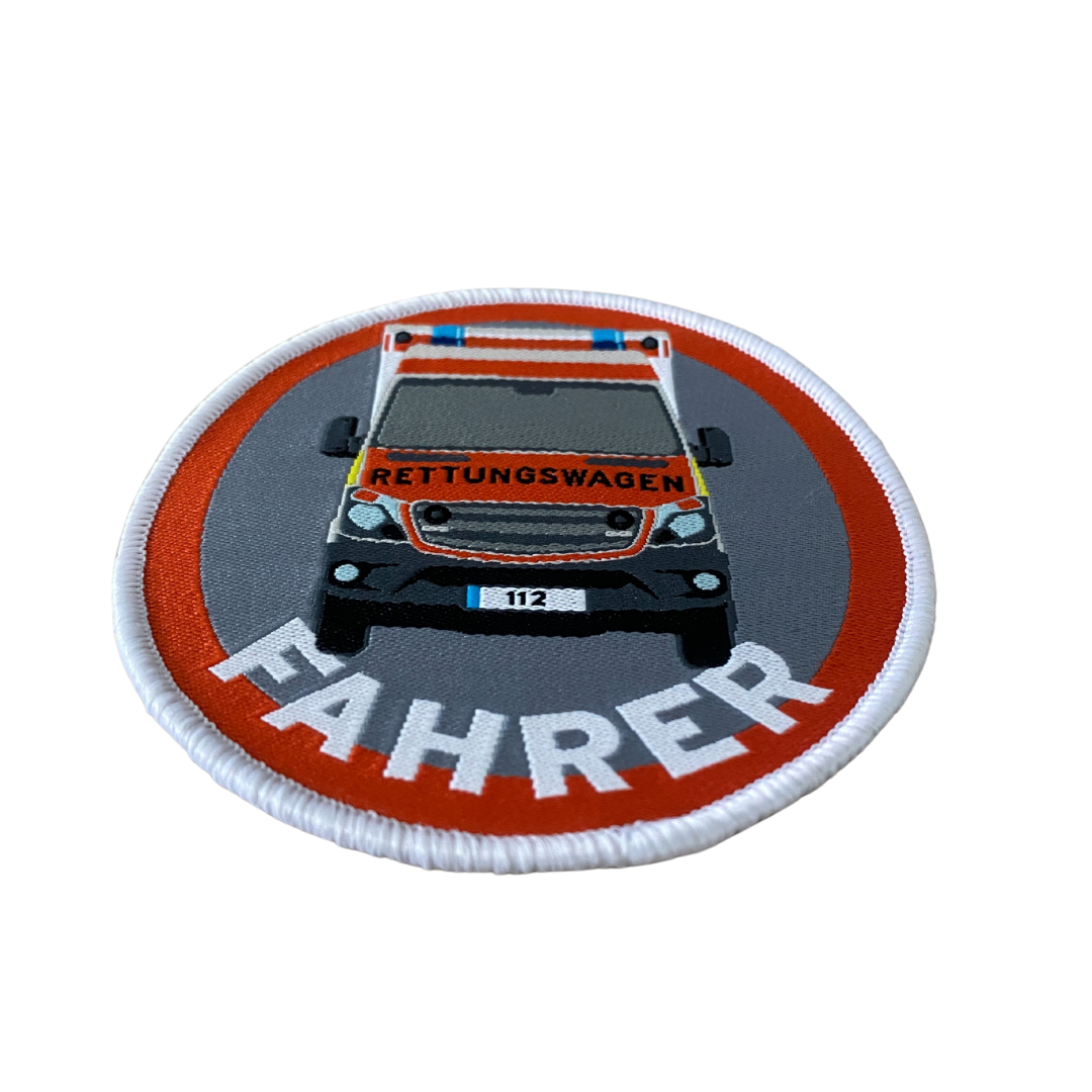 Rettungswagenfahrer Textil Patch