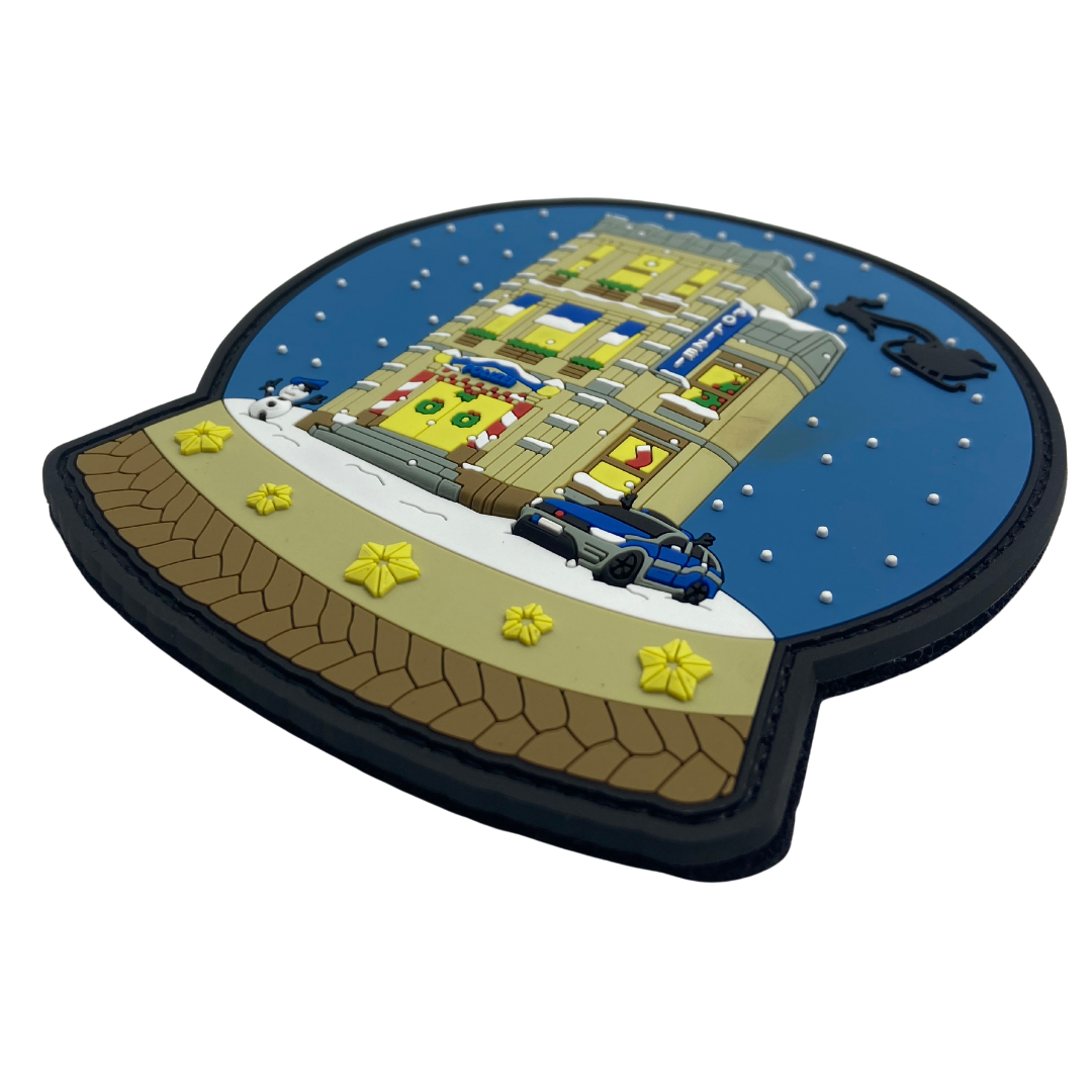 Xmas Polizeiwache Rubber Patch