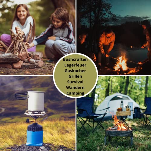 Feuerstahl Survival Set mit Zunder