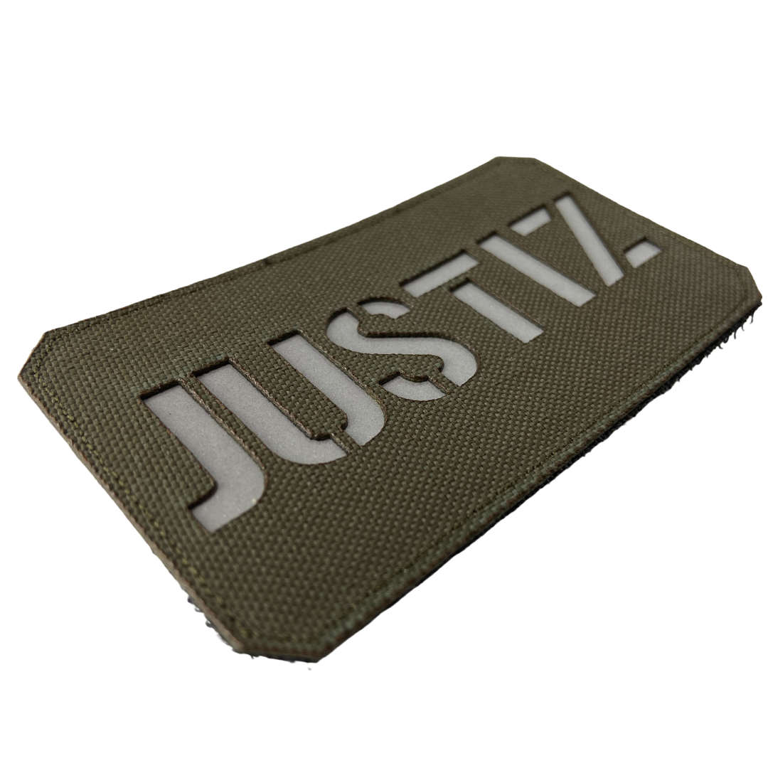 Justiz Lasercut Patch Reflective