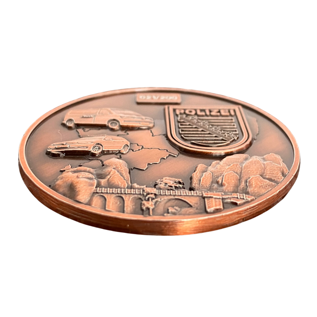 Polizei Sachsen limitierter Sammlercoin #9