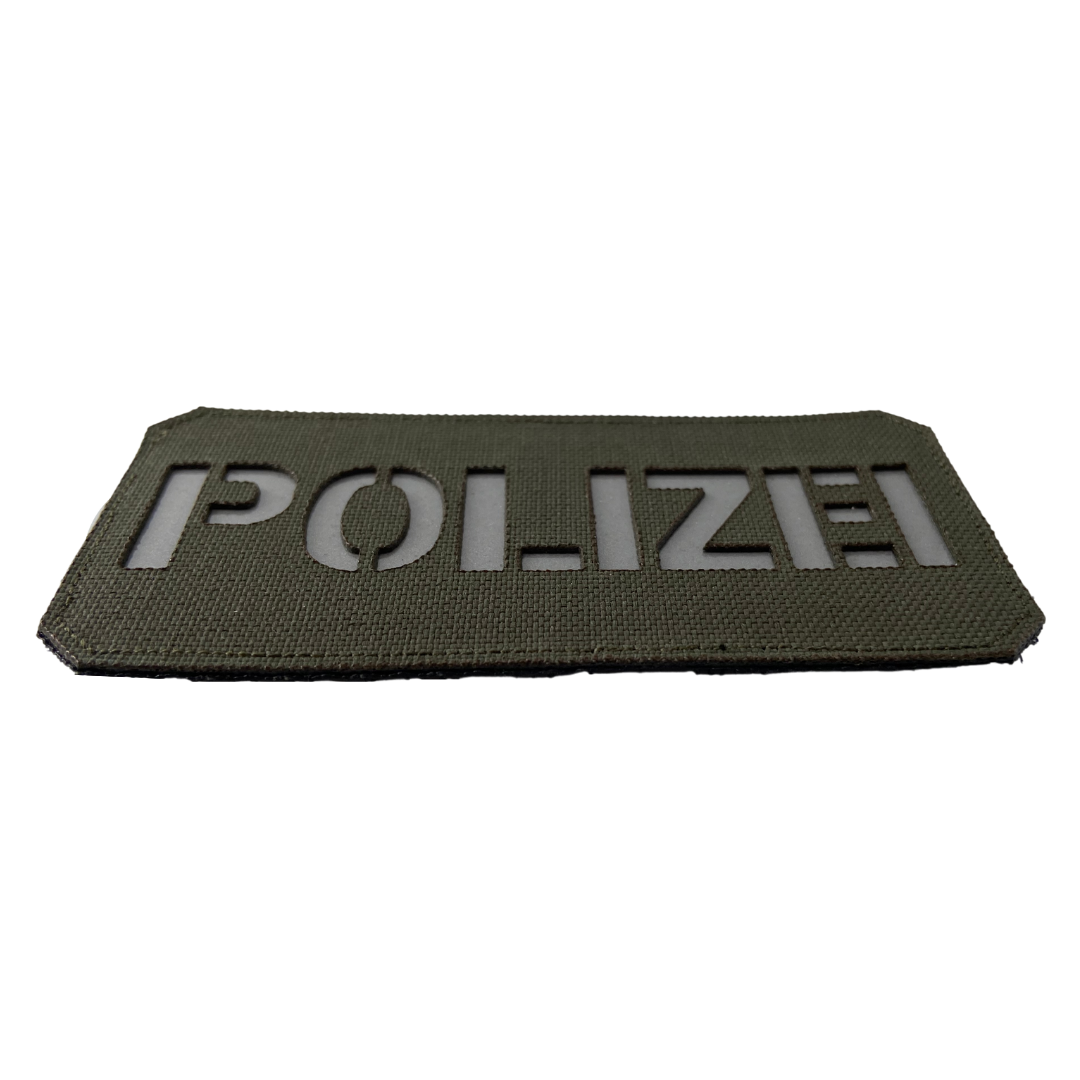 Polizei Lasercut Patch Reflective