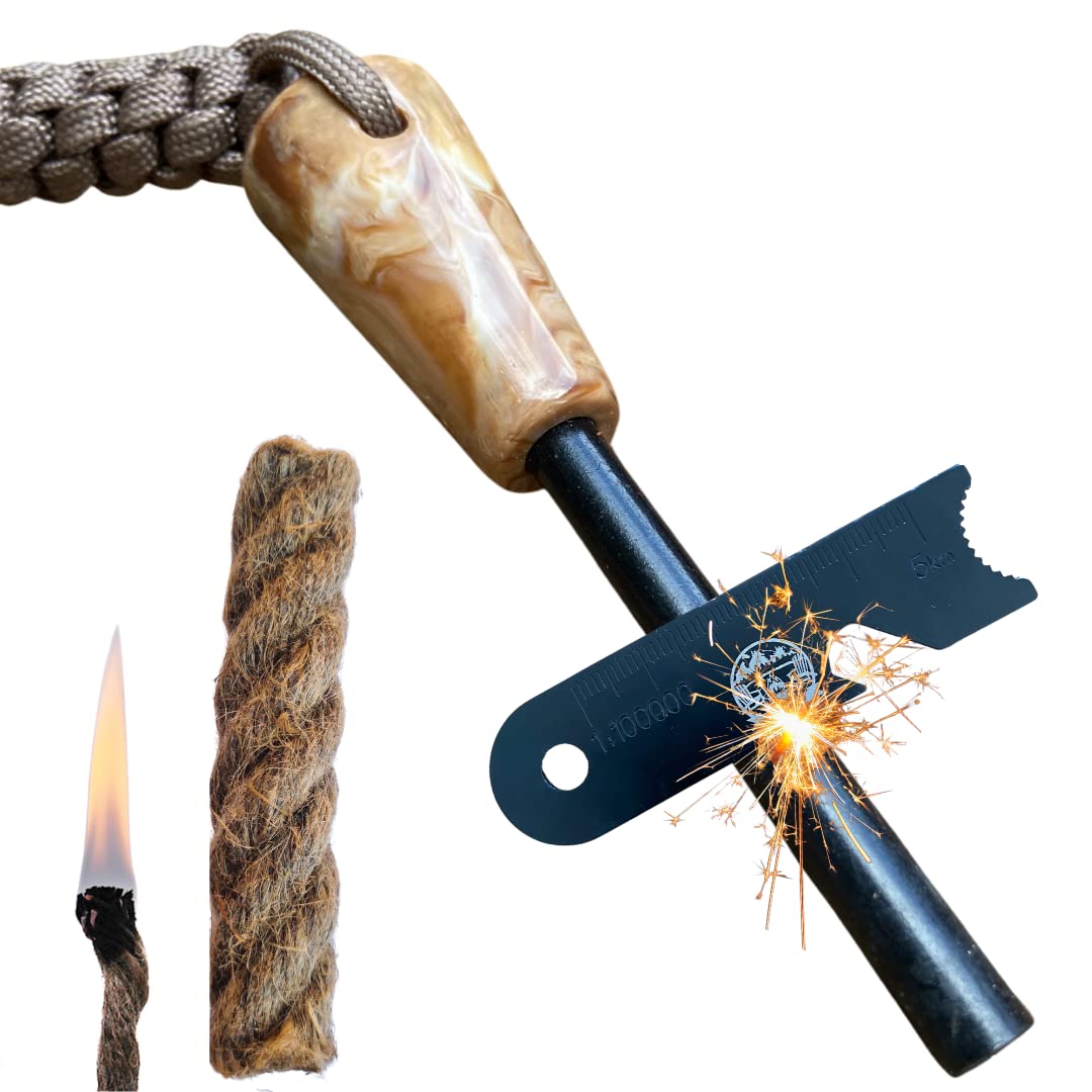 Feuerstahl Survival Set mit Zunder