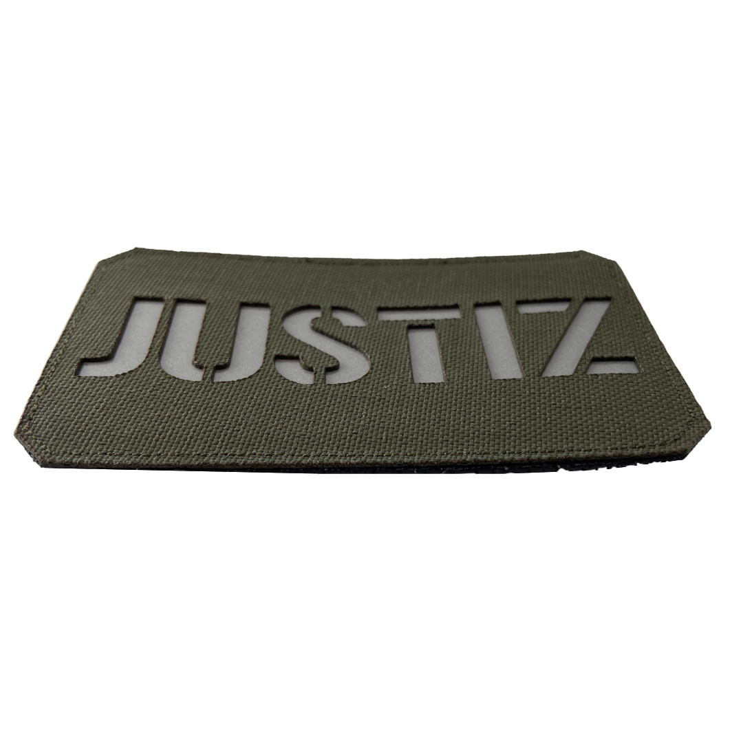 Justiz Lasercut Patch Reflective