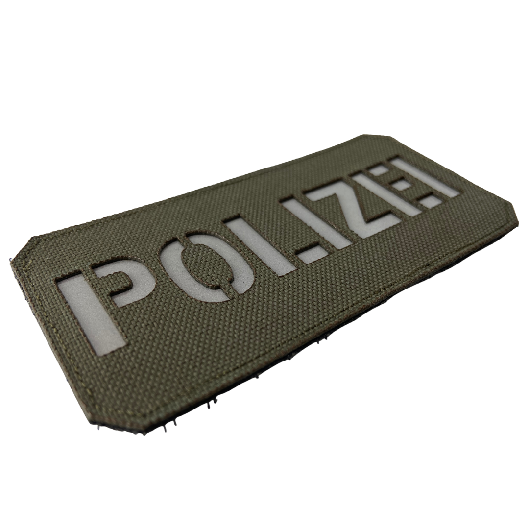 Polizei Lasercut Patch Reflective
