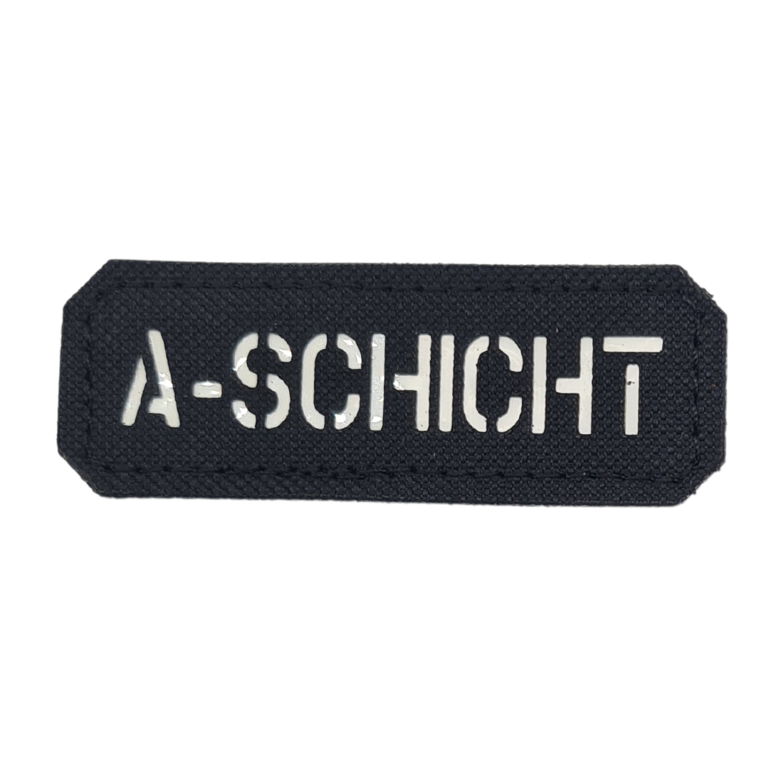 Schicht A-E Lasercut "Glow in the Dark" Textil Patches