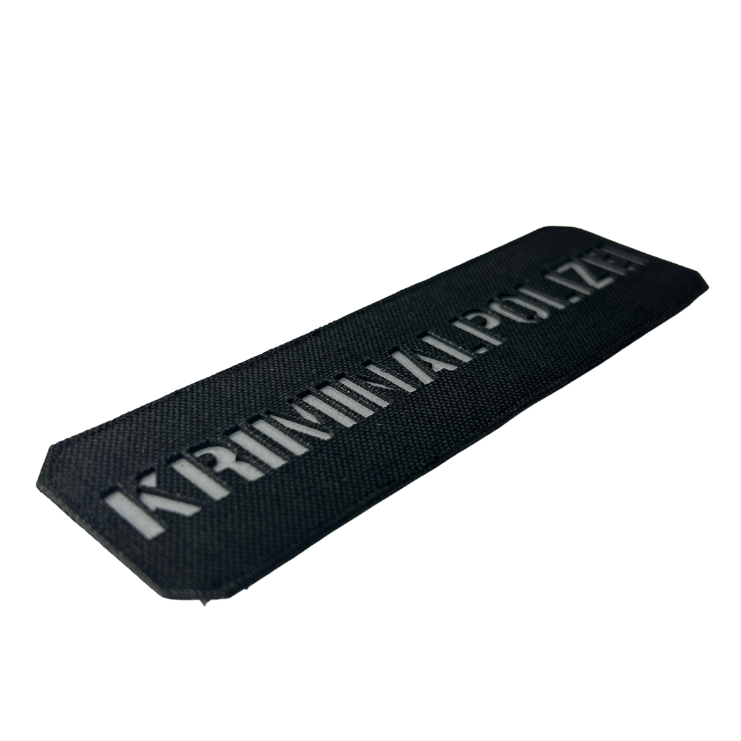 Kriminalpolizei Lasercut Patch Reflective