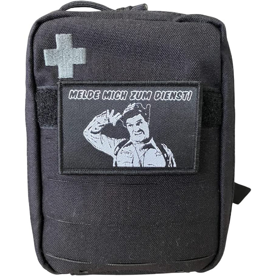 Melde mich zum Dienst "Officer Doofy" Textil Patch