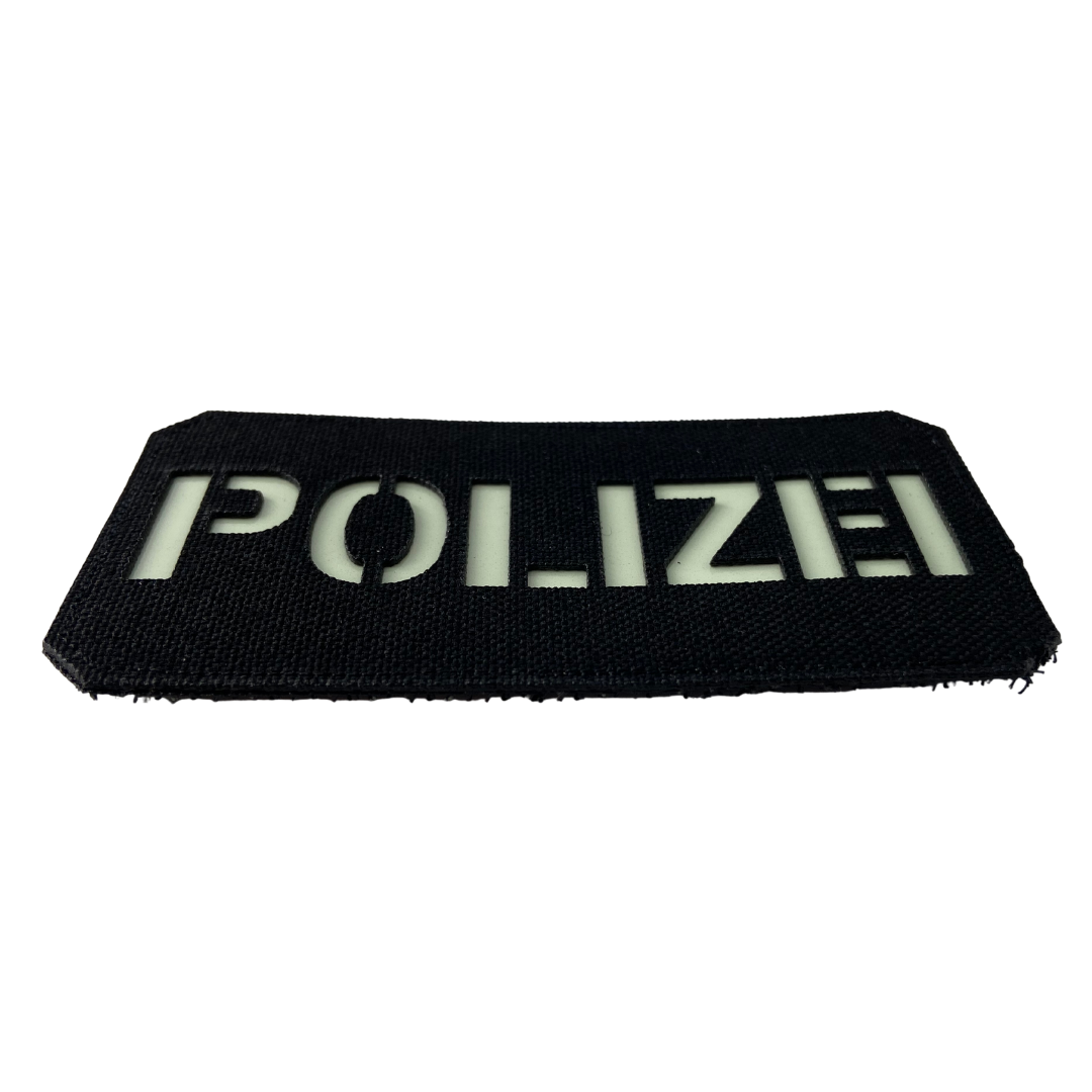 Polizei Lasercut Patch Fluor
