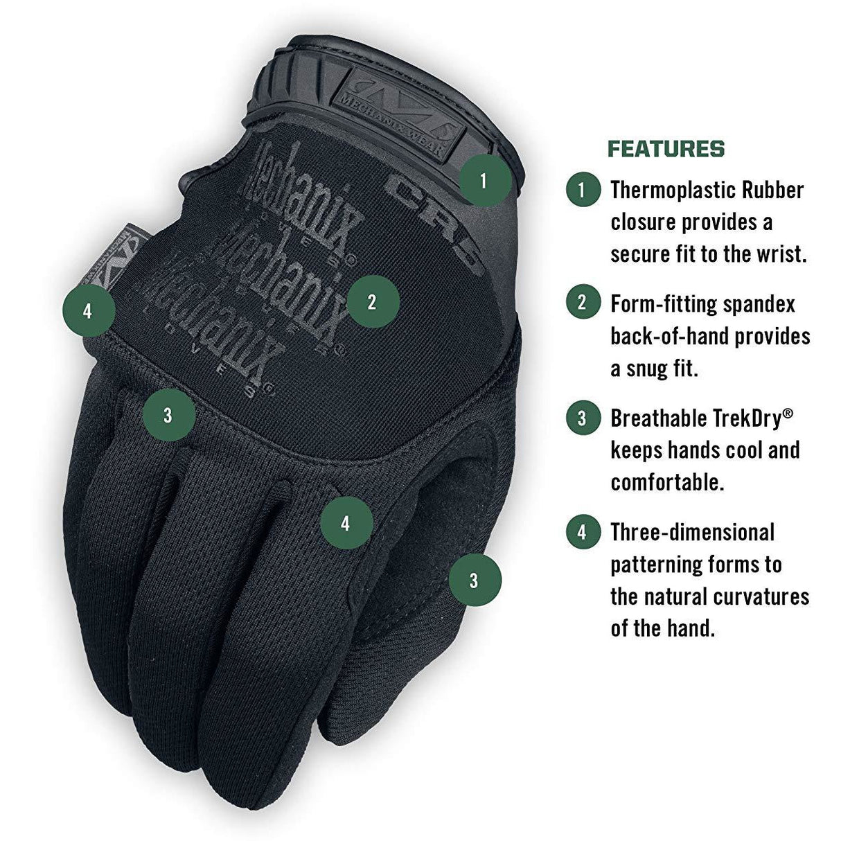 Mechanix Wear Tactical Pursuit D5 Schnittschutz-Handschuh - Polizeimemesshop