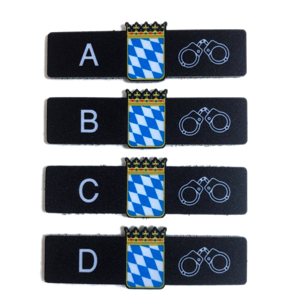 Bundesland Dienstgruppenpatches A-E