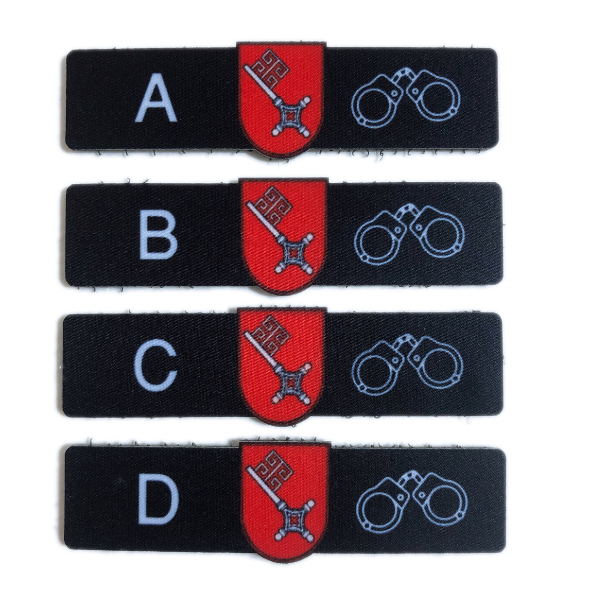 Bundesland Dienstgruppenpatches A-E