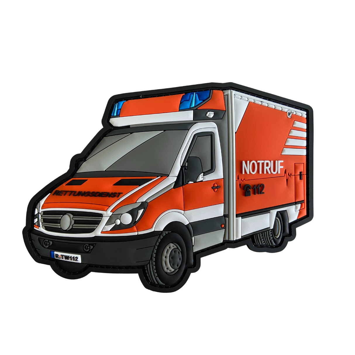 Rettungswagen XL Rubber Patch