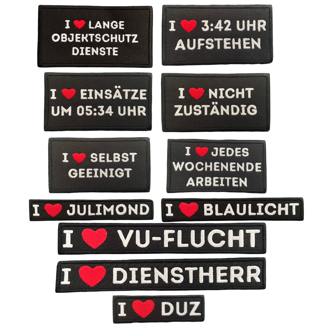 Demoralisierende Textil Patches