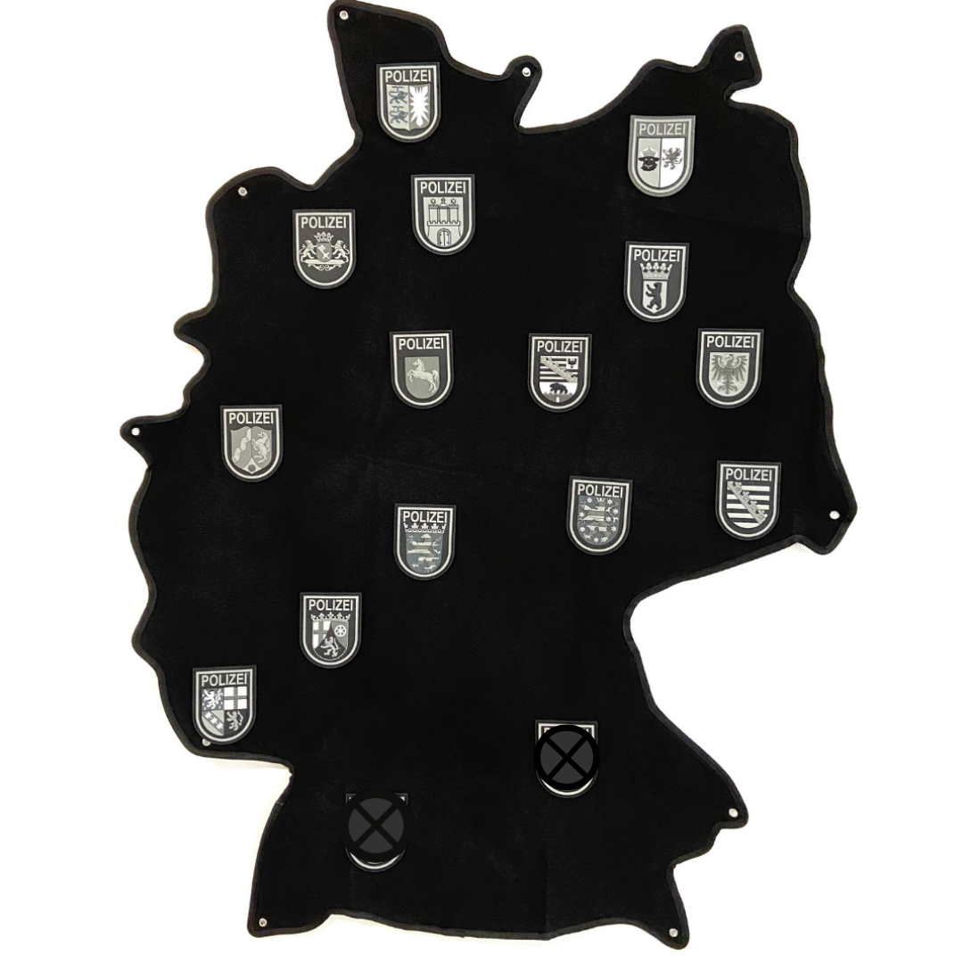 Deutschland Patch-Klettmatte