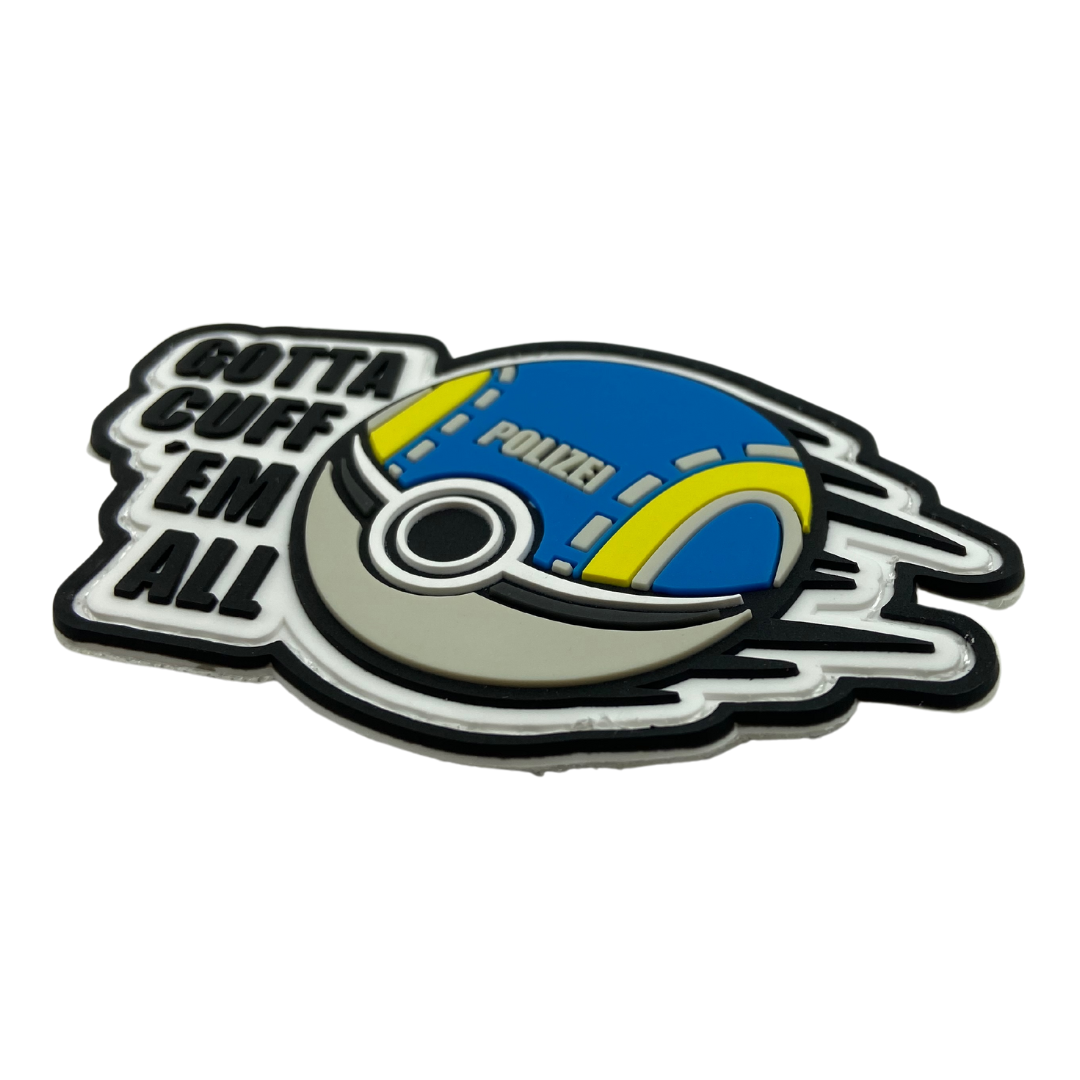 Gotta Cuff 'em All Rubber Patch