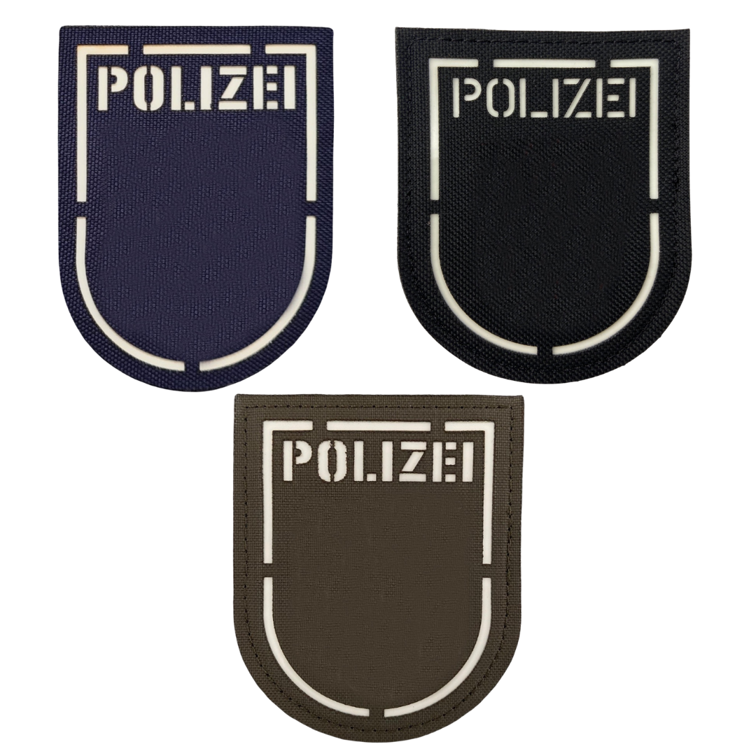 Bundespolizei "Glow in the Dark" Lasercut Patch