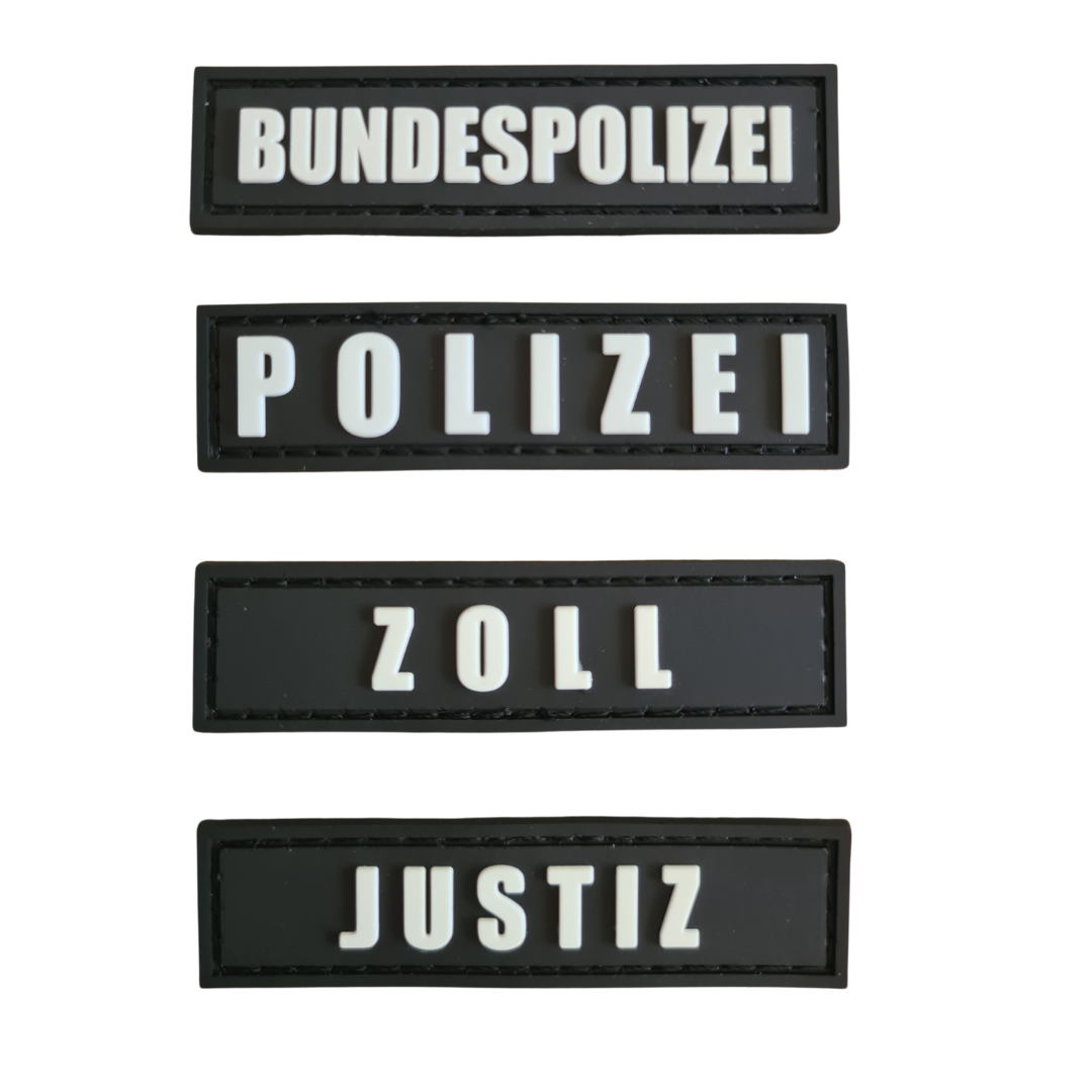 Mini Rubber Patches Glow in the Dark