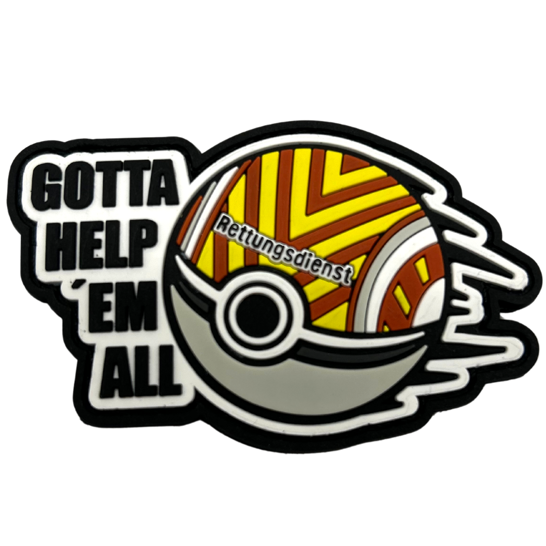 Gotta Help'em All Rubber Patch