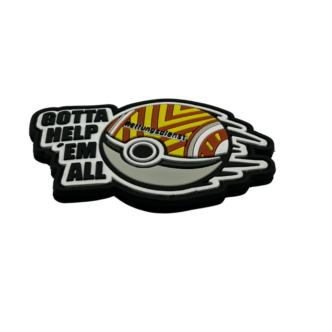 Gotta Help'em All Rubber Patch