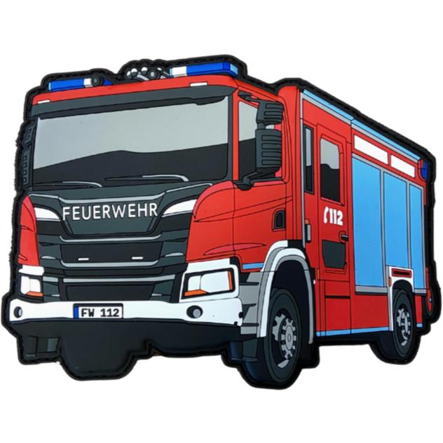 Feuerwehr HLF XL Rubber Patch